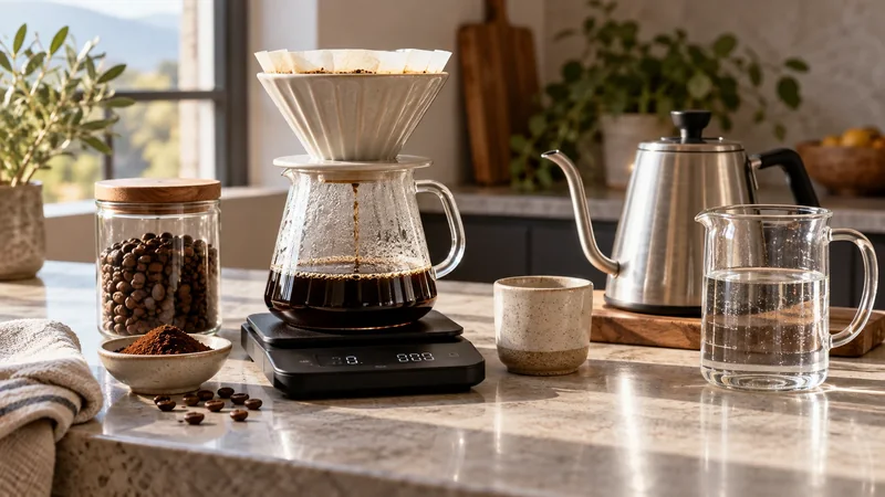 Fotografía editorial para Ratio café-agua: la forma más fácil de repetir una buena taza